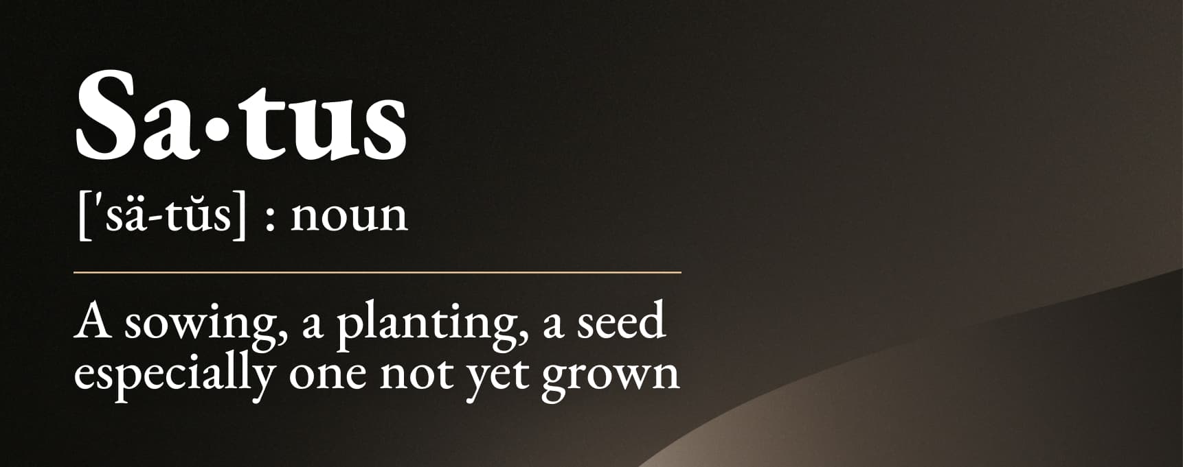 SATUS dictionary entry